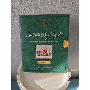Hallmark Keepsake Ornament Santa's Big Night 2002 Membership Collectors Club Set